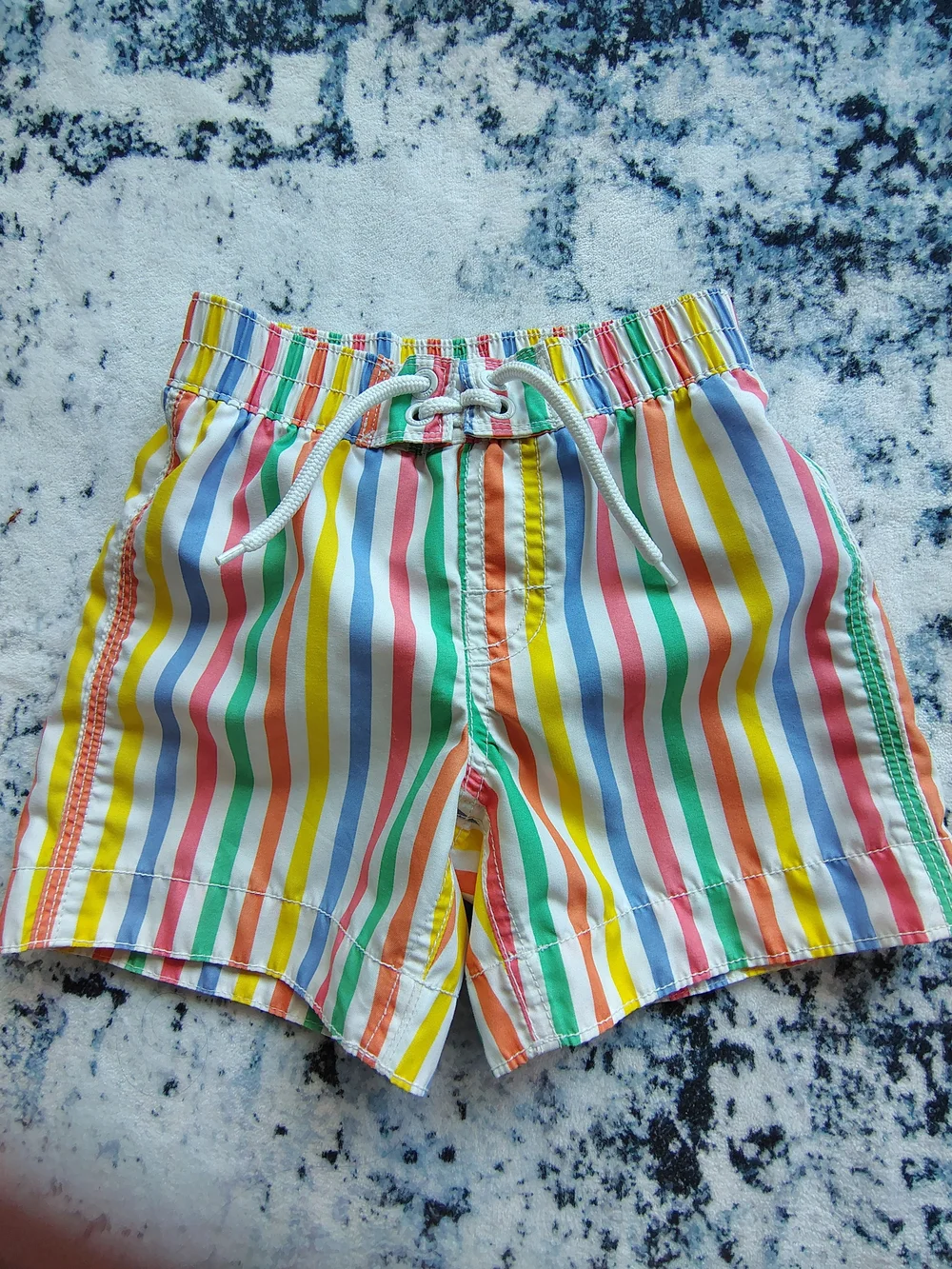 Baby Gap 2T  Multicolor Vertical Stripe Swim Trunks